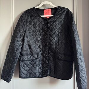 J. Crew Black Quilted Puffer Jacket